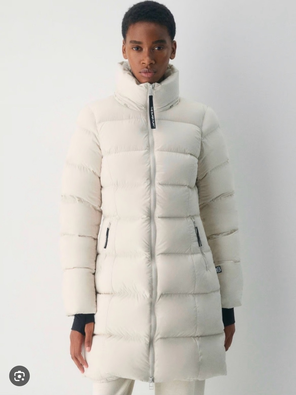 Aritzia Superpuff Supersnug Cream/Matte Pearl XL NWOT